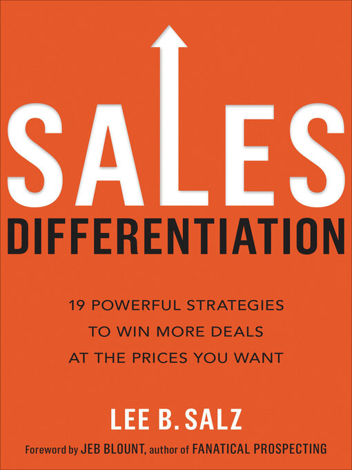 Title details for Sales Differentiation by Lee B. Salz - Available